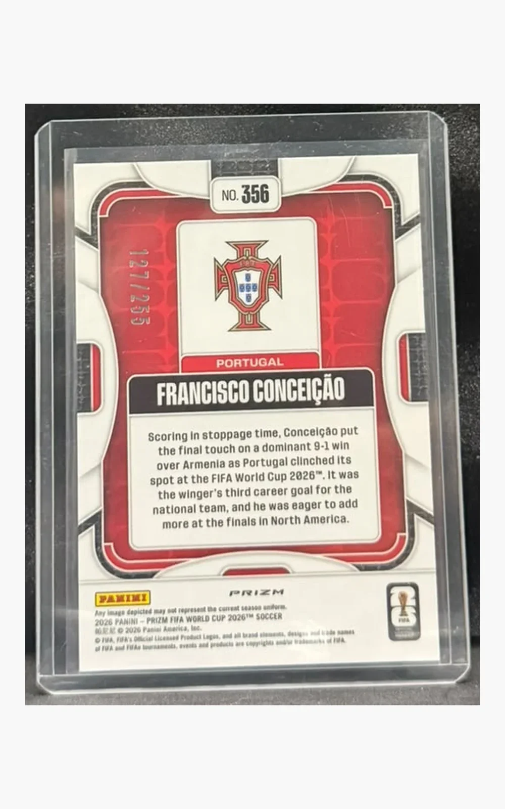 Francisco Conceição – Verde/teal holográfica – 127/255 — 356 (imagen 2)
