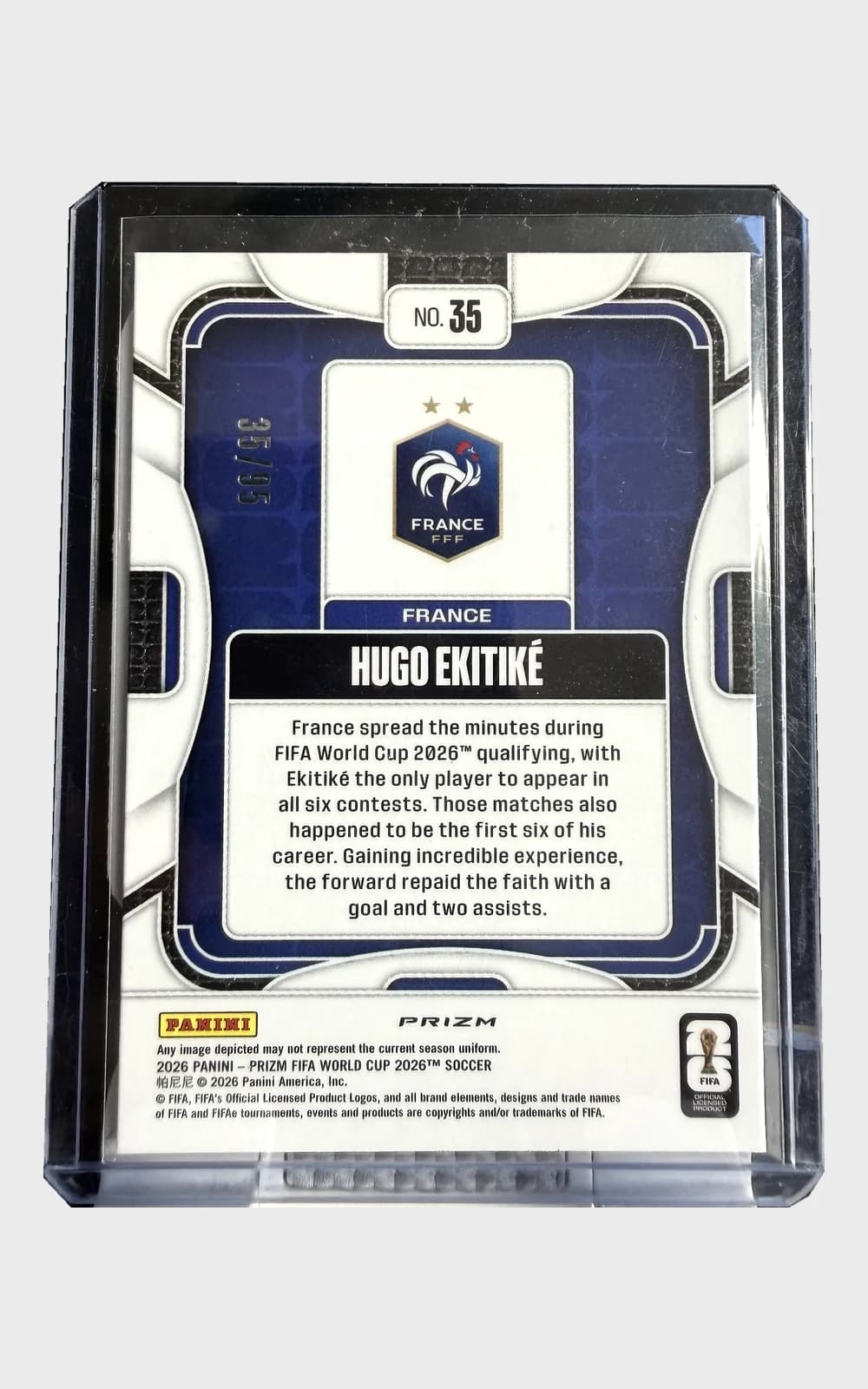 Hugo Ekitiké — Purple Wave Prizm 35/95 — 35/95 (imagen 2)