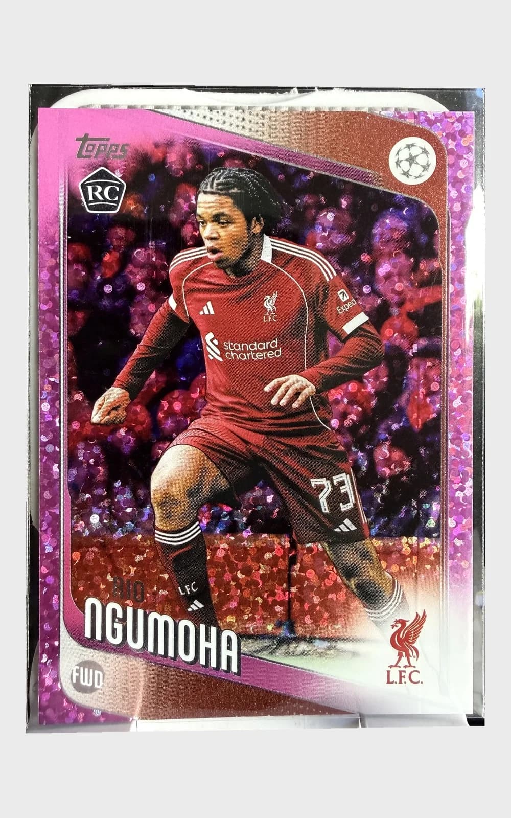 Rio Ngumoha — Rookie Card (RC) — Pink Holo Foil —