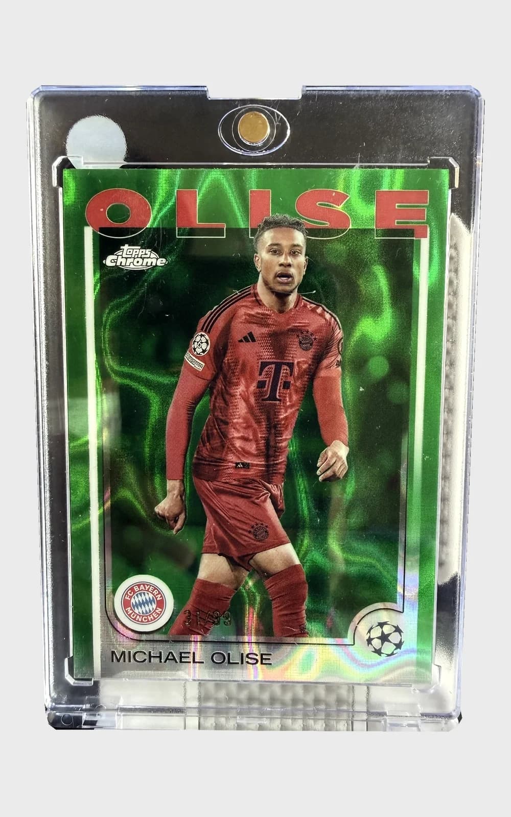 Michael Olise – Green Lava Refractor – 31/99 — 31/99