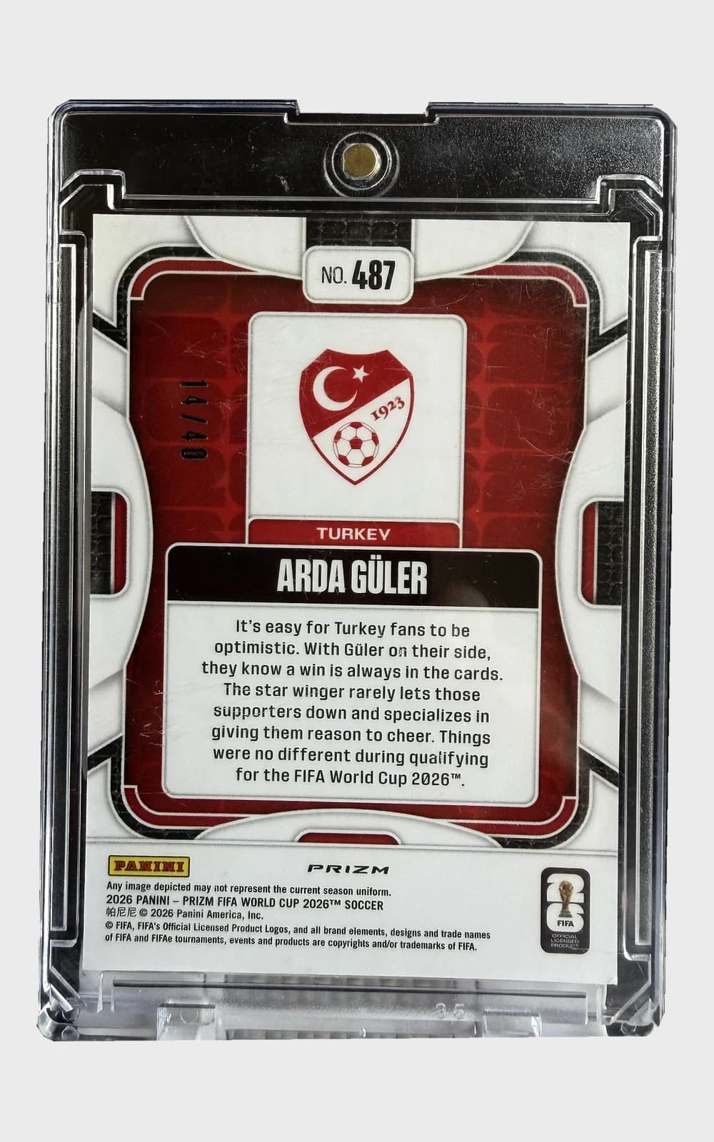 Arda Güler – Blue Prizm – 14/40 — 14/40 (imagen 2)